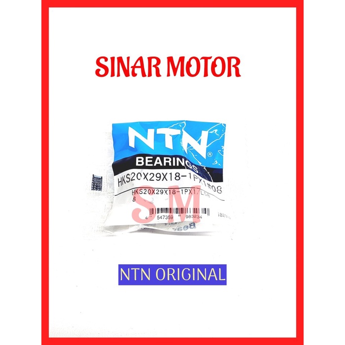 ASHA.STORE01 NEEDLE BEARING HKS 20X29X18 HKS20X29X18 NTN