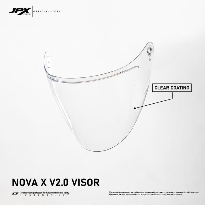 JPX Visor Clear สําหรับ JPX NovaX V2.0