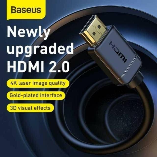 Bps - สาย Baseus Hdmi 2.0 4K 60Hz 3D Gold Plate 1M 2M 3M สายเดิม
