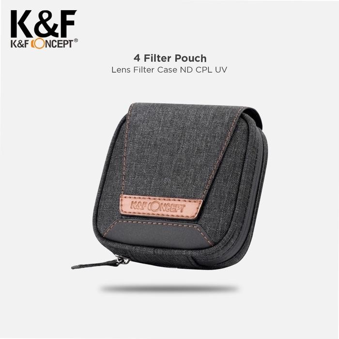Lenz- Knf Concept Filter Case 4 Slot เลนส์ถุงกรองสําหรับ 49-77 มม. Uv Cpl Nd