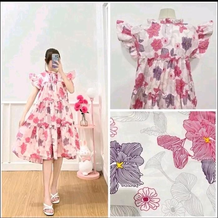 Gege-DOLLY DRESS/WOMENS DOLLY เดรสจับจีบ