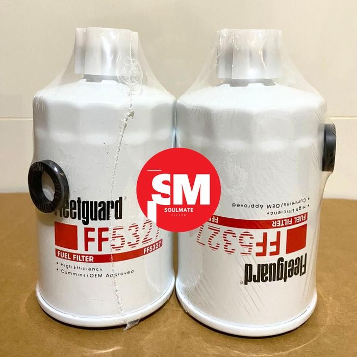 Ff5327 เครื่องกรองน้ํามันเชื้อเพลิง Fleetguard Cummins Ff 5327 Ready