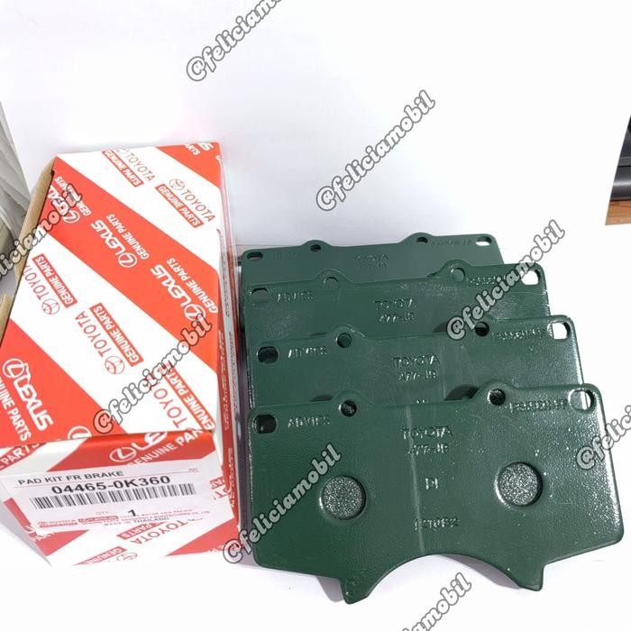 ผ้าเบรคหน้า ผ้าเบรค Hilux Revo DC Fortuner VRZ 04465-0K360/370