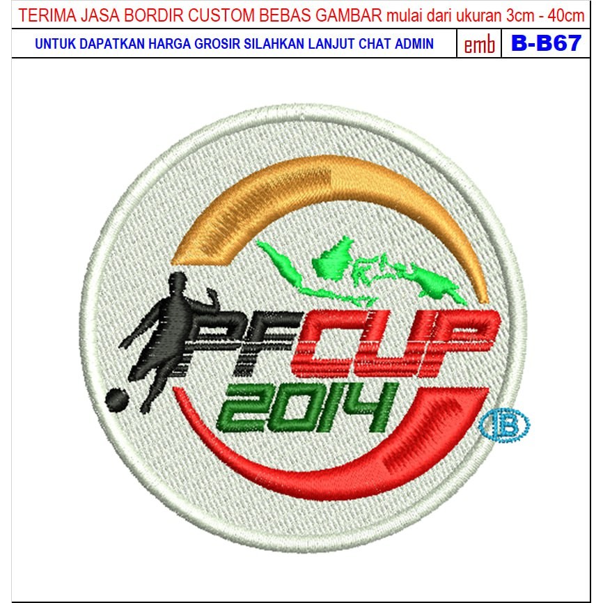 FC-97 PFCUP 2014 FOOTBALL/CLUB EMBROIDERED PATCH ACCESSORIES