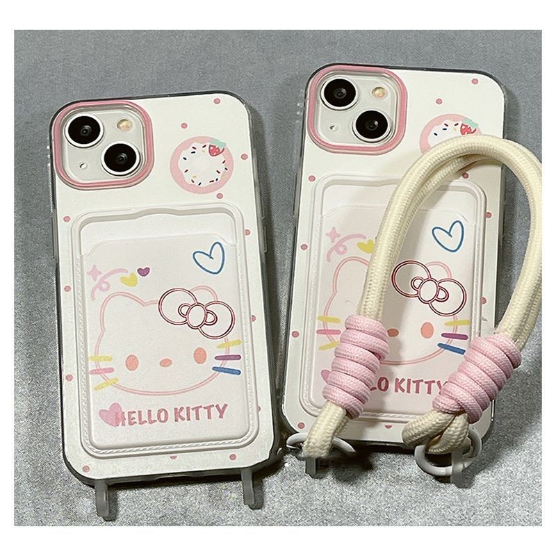 น่ารักผู้ถือบัตร Halo KittyปลอกใสHp Xiaomi F7 Poco X7 Pro 5G14T Pro X3 Pro 11 Lite F5 M5 M3 Pro 5G 1