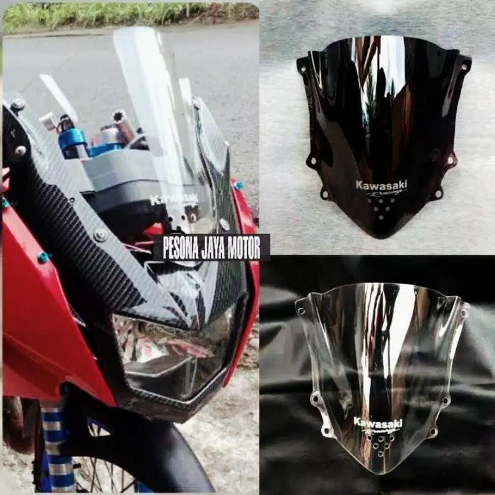 Visor Ninja 150 rr New Winshield Ninja 150 rr New Winsil Ninja 150 rr ใหม่