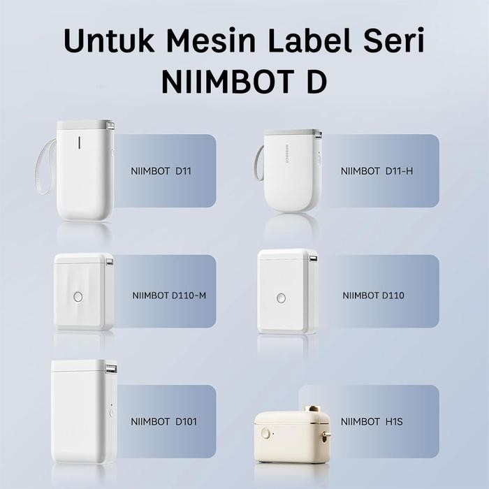 Niimbot D11_H/D110_M/D101 สติ๊กเกอร์ดินสอสําหรับชื่อการจําแนกประเภท Marker กันน้ําและทนทาน