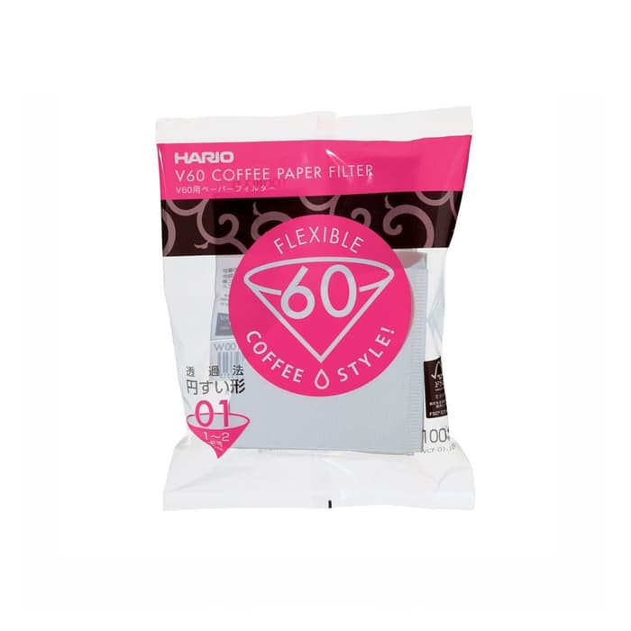 Hario V60 กระดาษกรองกาแฟ Vcf-01-100W