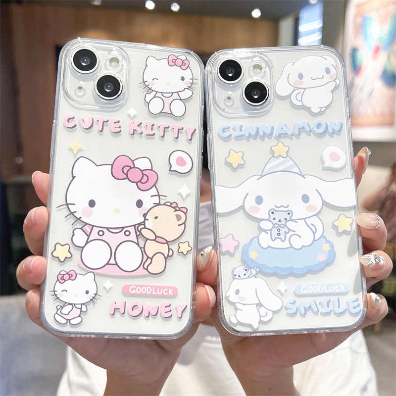 HP ล่าสุด Soft Sanrio Hello Kitty ปลอก Redmi Note 15 Pro Plus 15 15C A5 13x 14C 13C 13 หมายเหตุ 14 4