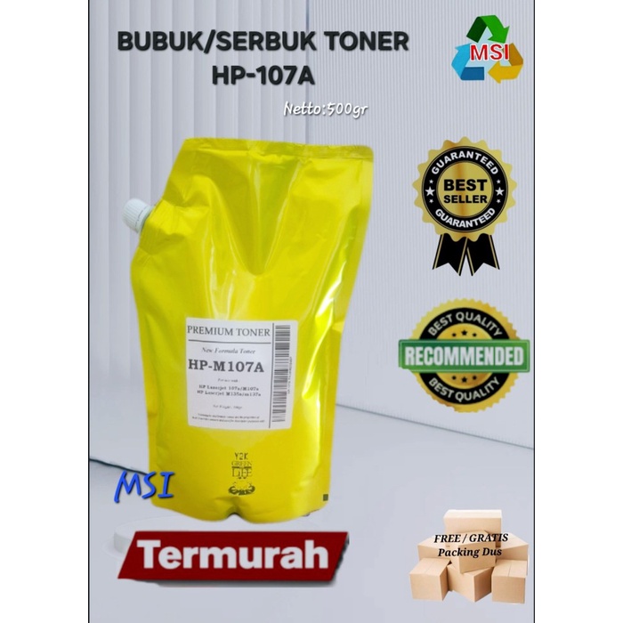 HP107A 107A W1107A M107a 107w M107 MFP135a 135w MFP137fnw Toner Powder