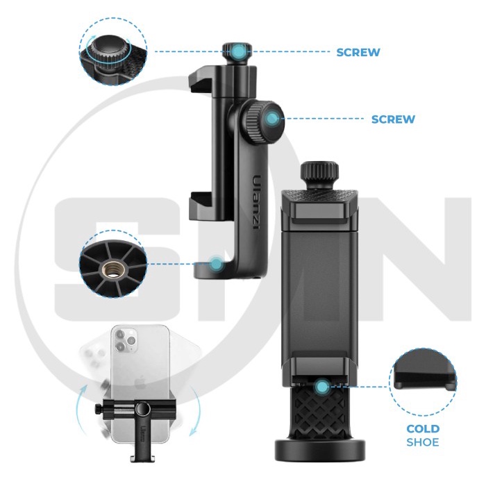 [ans] - Ulanzi ST-17 360 ที่วางโทรศัพท์แบบสามขาพร้อมรองเท้าเย็น