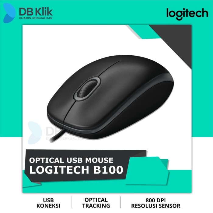 เมาส์ USB Logitech B100