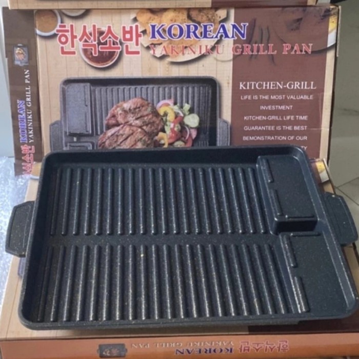 มาเลย รีบรับ YAKINIKU GRILL KOREAN GRILL PAN TEPLON YAKINIKU GRILL