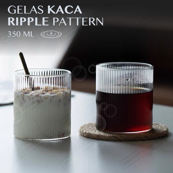 Please - Yo-Rum Aesthetic Korean Cafe Crystal Coffee Milk Glass