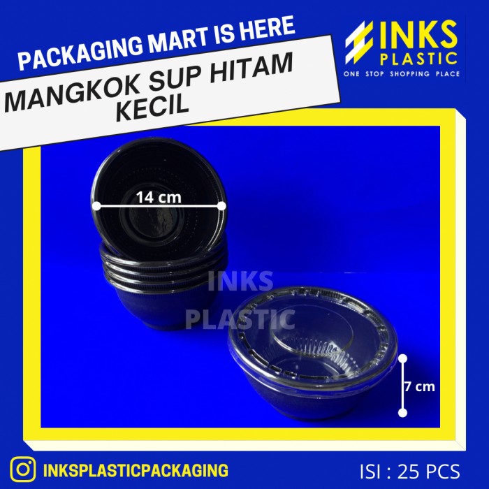 Please - SMALL BLACK SOUP BOWL / RAMEN BOWL (25 ชิ้น)