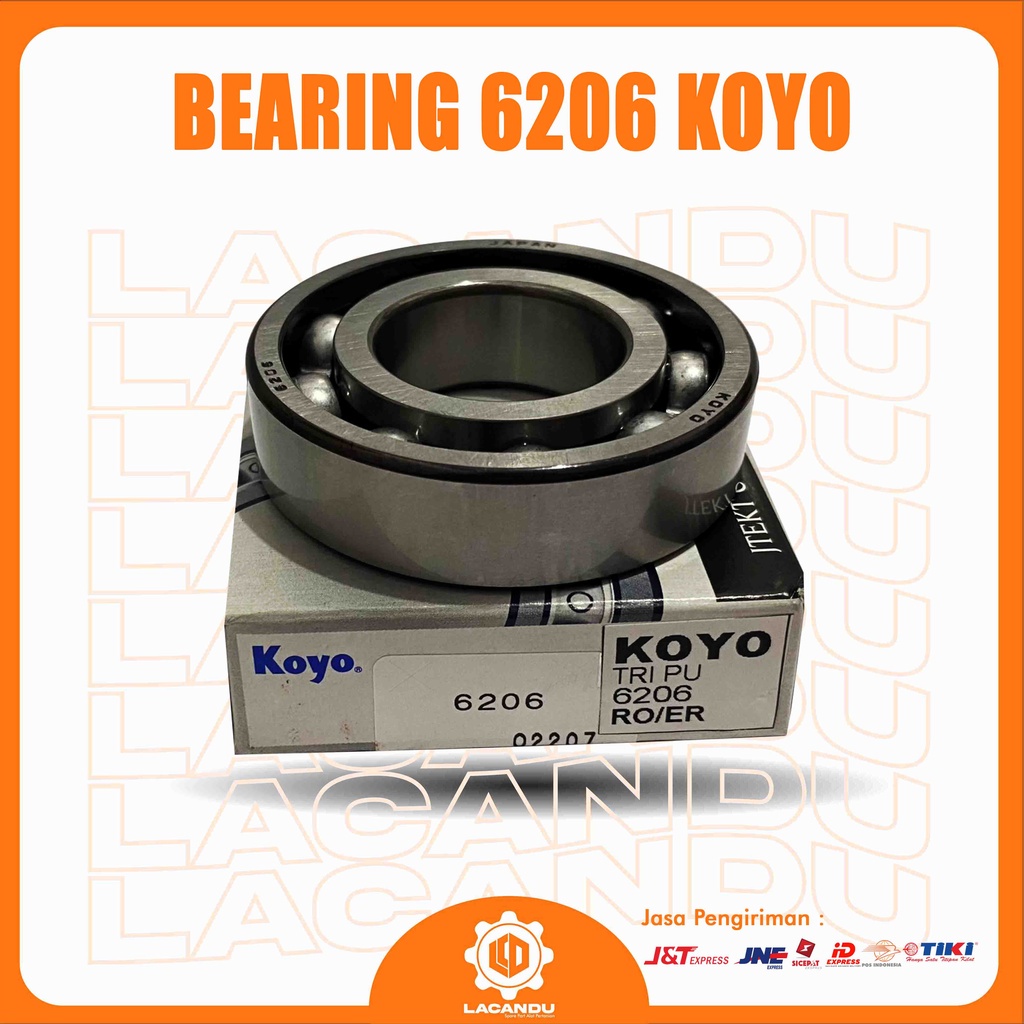 BEARING 6206 KOYO สําหรับชิ้นส่วน COMBINE HARVESTER LACANDU