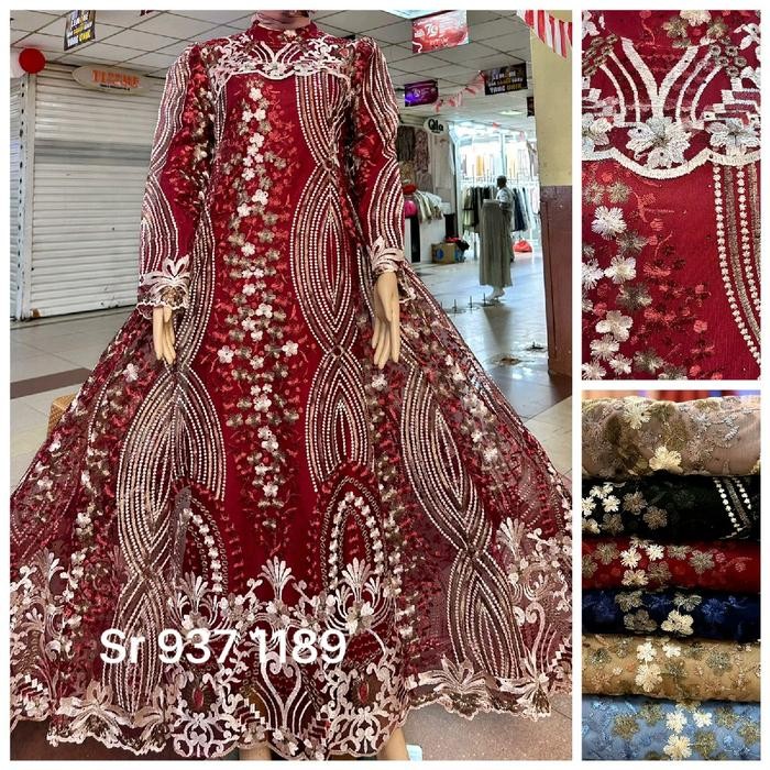 Zahra- ชุดเดรสปัก Syaina Tuile