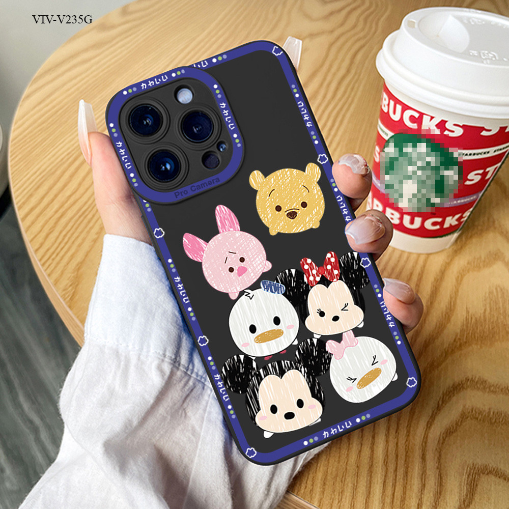 VIVO V23 V20 V19 V15 V9 S1 T1 Pro 5G สําหรับปลอก Hp กรณี Kesing Softcase 09 S4-0004-0004