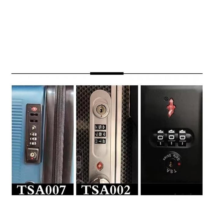 (Tsa 002&Tsa 007)Tsa ล็อคกระเป๋าเดินทางมัลติฟังก์ชั่นสําหรับกระเป๋าเดินทาง