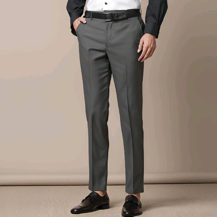 KATUN Bensmall Mens Slim Fit Ankle Pants ผ้าคอตตอนกึ่งขนสัตว์คุณภาพระดับพรีเมียม