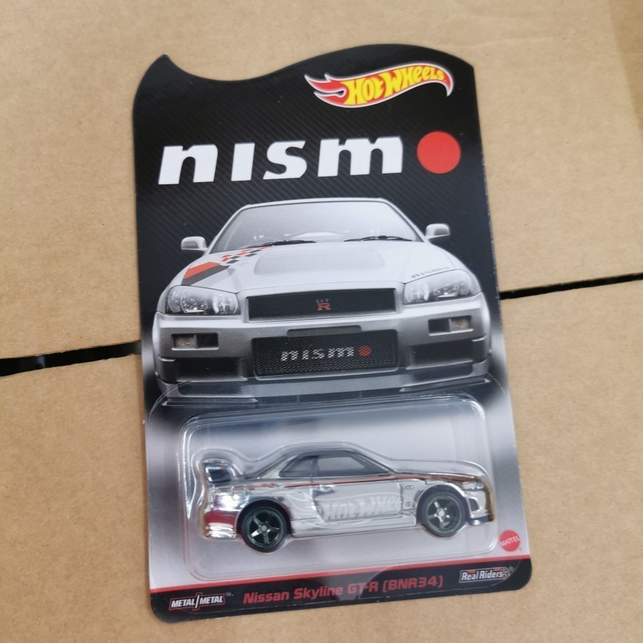 ล้อร้อน RLC NISSAN SKYLINE GT-R R34 BNR34 SILVER CHROME NISMO