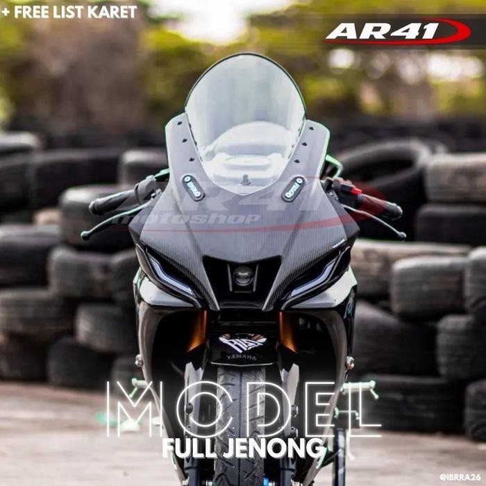 กระจกบังลม R15 V4 / Visor R15V4 Full Jenong Winshield R15V4 จัดส่งฟรี