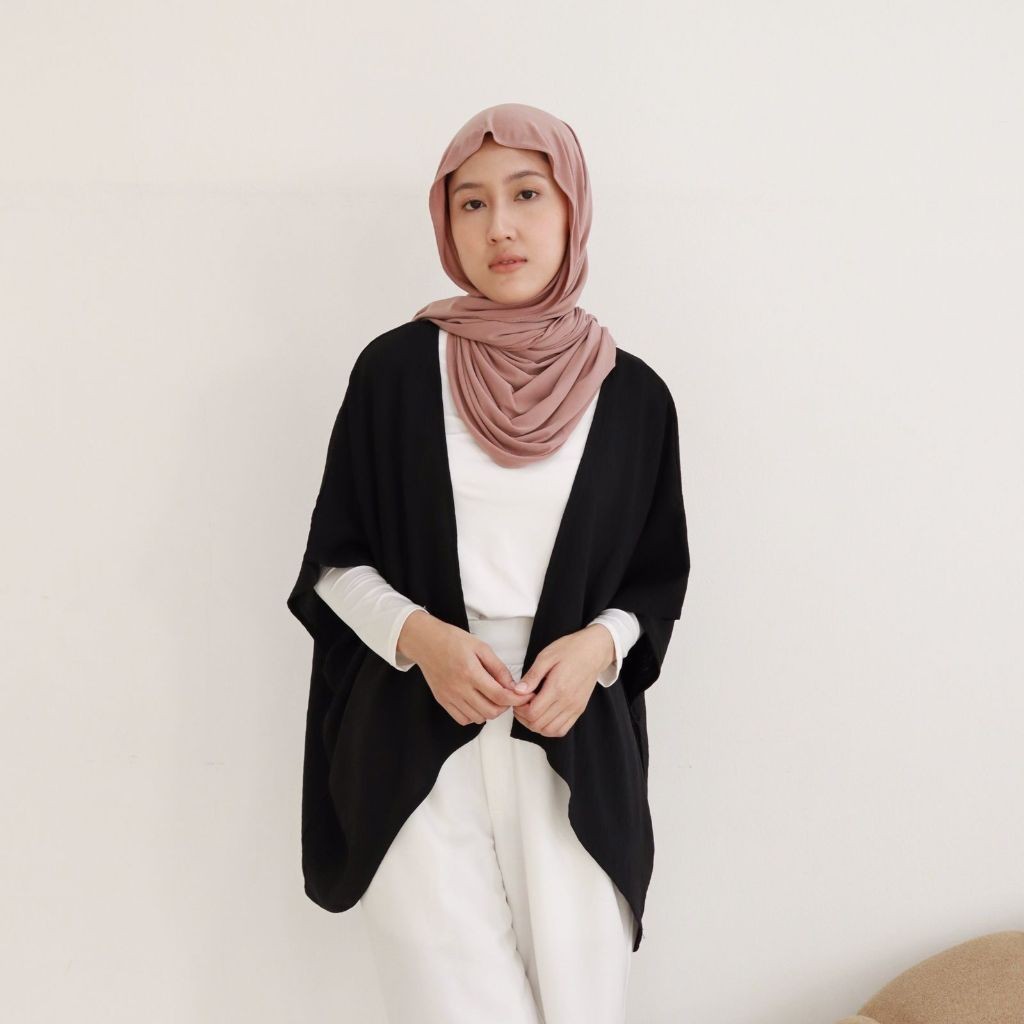 MSMO Sooya Outer / Womens Short Sleeve Outer / Womens Short Sleeve Outer / Crinkle Cardigan