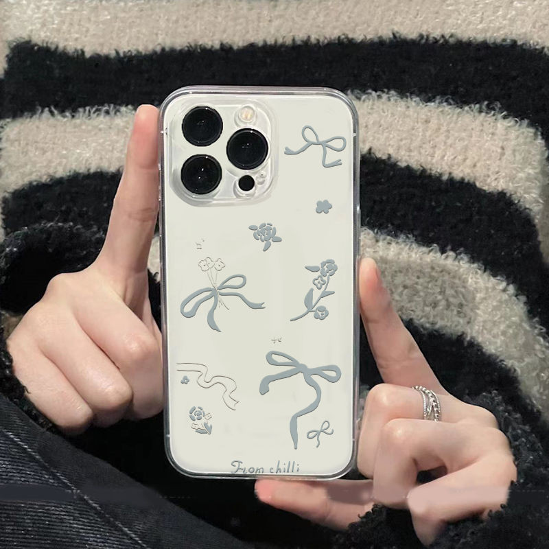 ดอกไม้โบว์ป้องกันเชื้อราความงามปลอก Hp Oppo A6x Reno 15 5G A6x Reno 15 5G A6 Pro A5 A5x A3X A5i A3X 