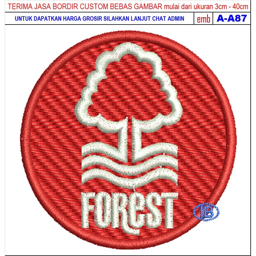 FC-13 NOTHATING FOREST FOOTBALL/CLUB EMBROIDERY PATCH ACCESSORIES