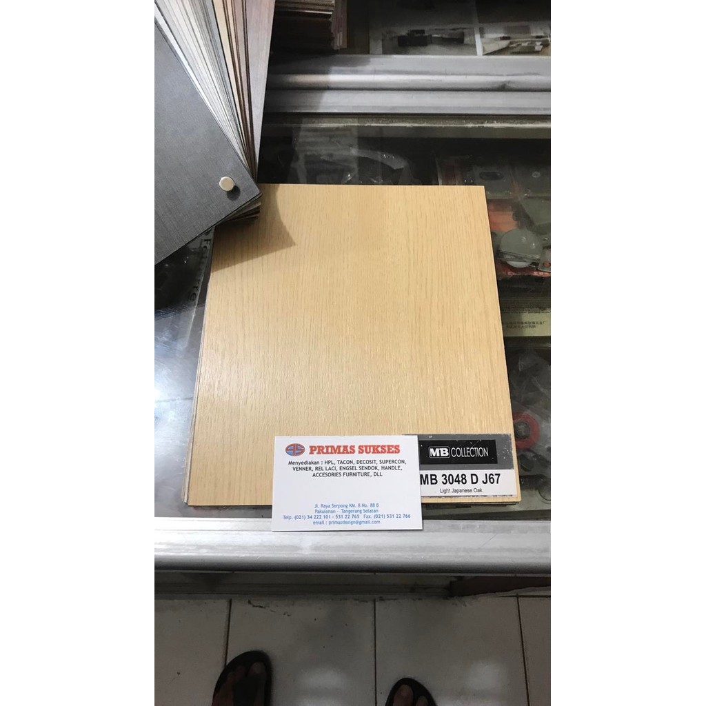 Top L AICA MB 3048 DJ67 - Lht Japanese Oak - Woodgrain