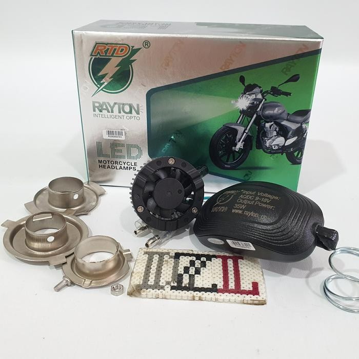 Rayton rtd m01g d2 เลเซอร์ h6 h4 h7 led ไฟหน้า 2 สี ac และ dc rans