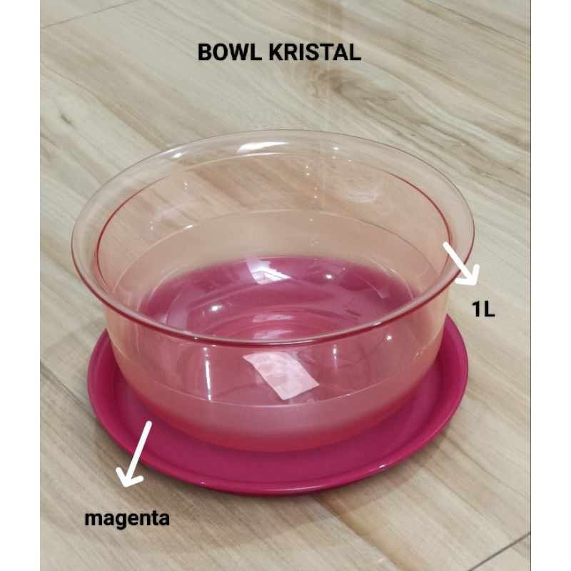 TUPPERWARE TABLE / ELEGENSIA CRYSTAL 1PC