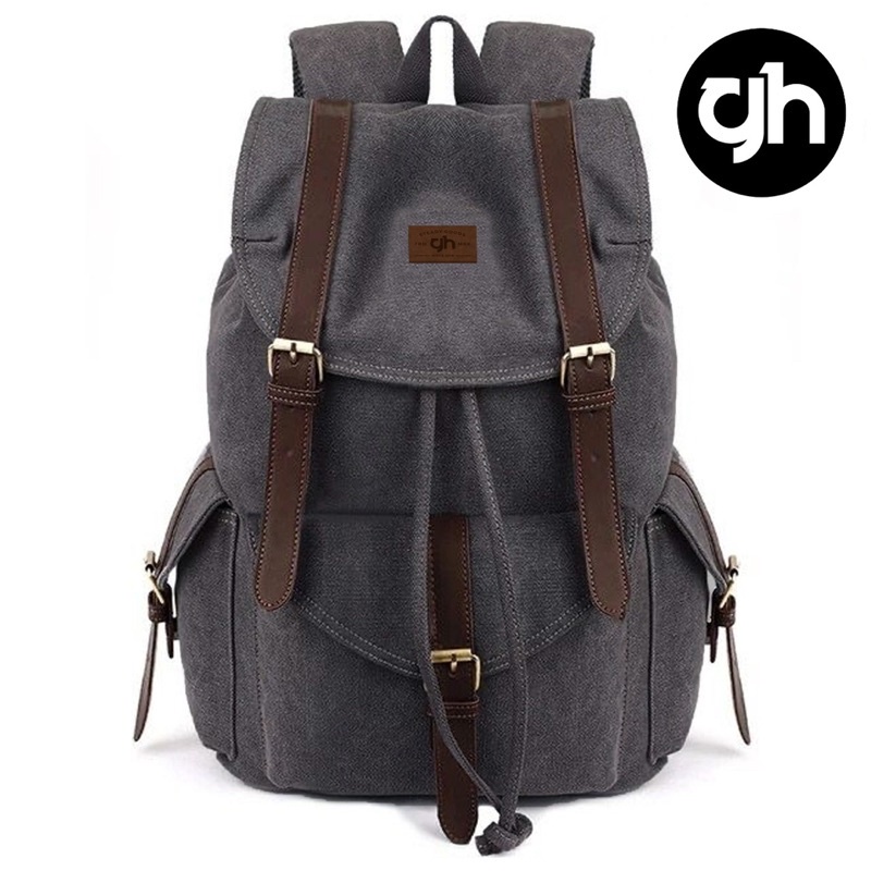 CUCI WAREHOUSE GHbag Club - Canvas Backpack C7 Backpack สูงสุด 15 นิ้ว - กระเป๋าผู้ชาย