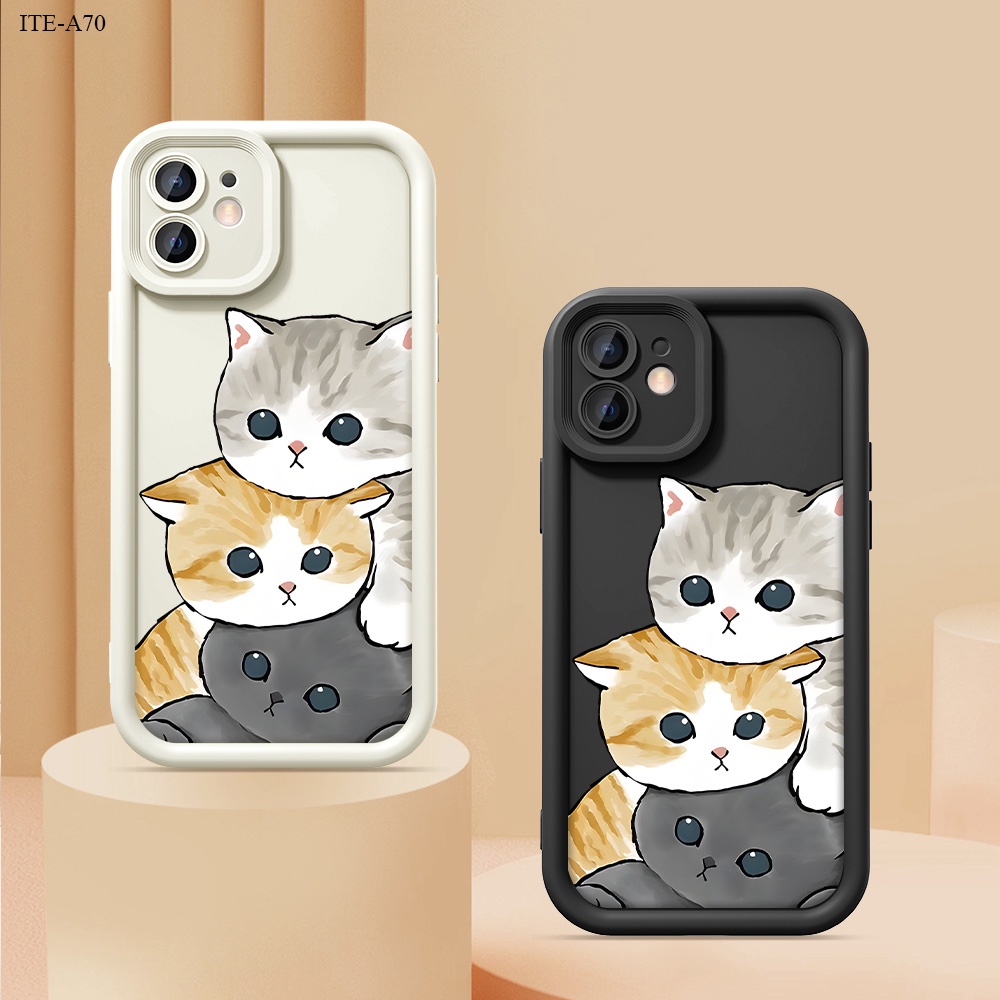 ปลอก Hp Untuk Infinix Itel A90 A80 A70 RS4 P55 S23 P65 Tecno Camon Spark Pova 40 20 20C 5 6 7 Go 1 C