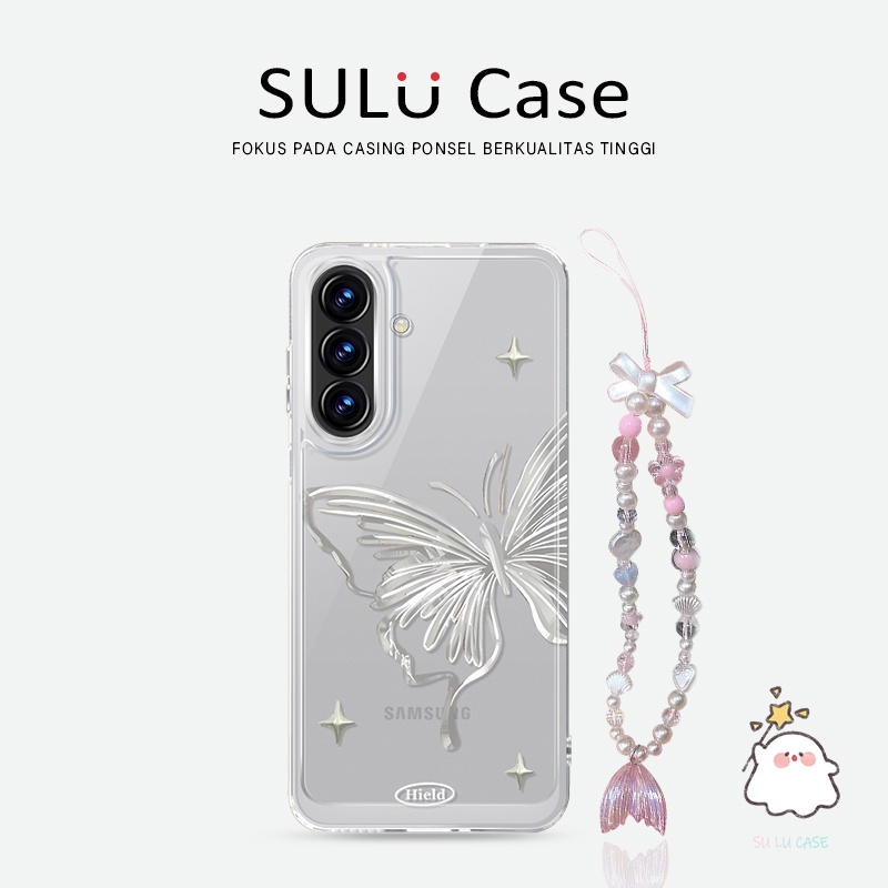 HP Luxury Lanyardสาวผีเสื้อปลอกRedmiหมายเหตุ15 Pro Plus 15 15C A5 13xหมายเหตุ14 4G 5G Pro Plus A5 14