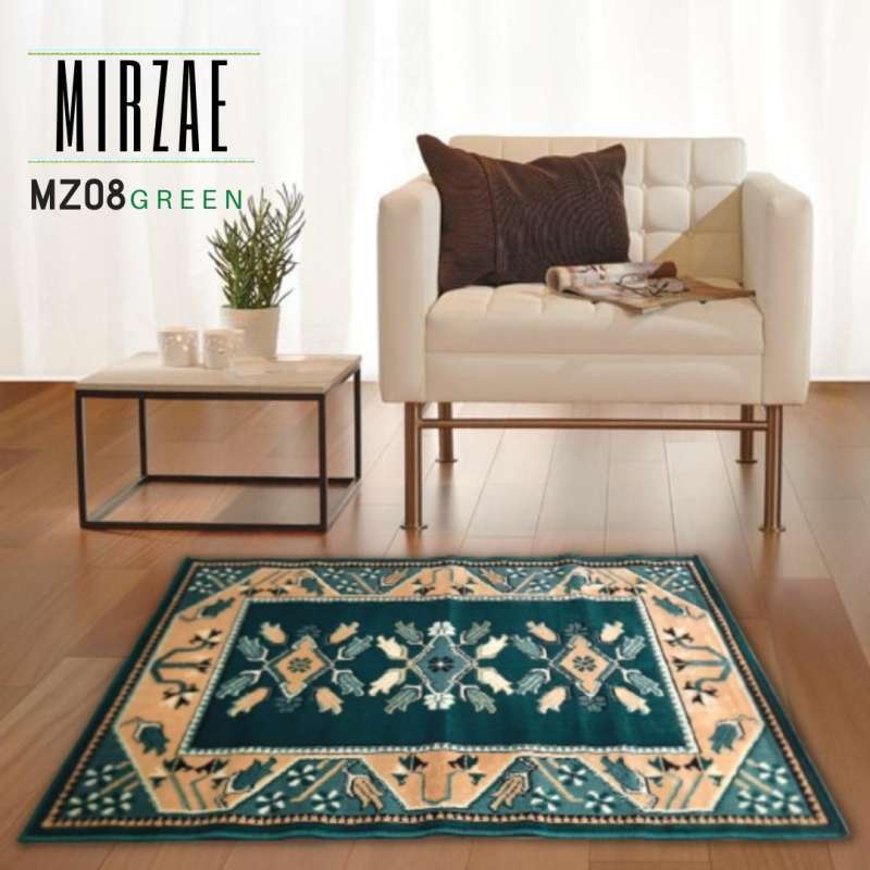 พรมปูพื้น Mirzae MZ08 - สีเขียว [100 x 150 ซม.] *