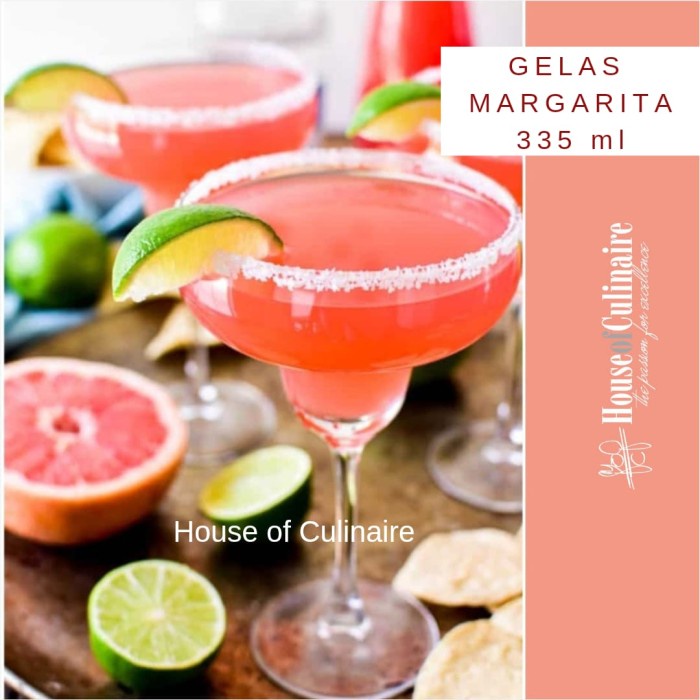 Please - Margarita 335 ml Glass Cocktail Mocktail Bar