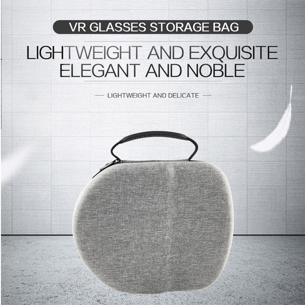 กระเป๋าเก็บแบบพกพาสําหรับ Oculus Quest 2 VR ชุดหูฟังกันกระแทก Virtual Reality Travel กระเป๋าถือสําหร