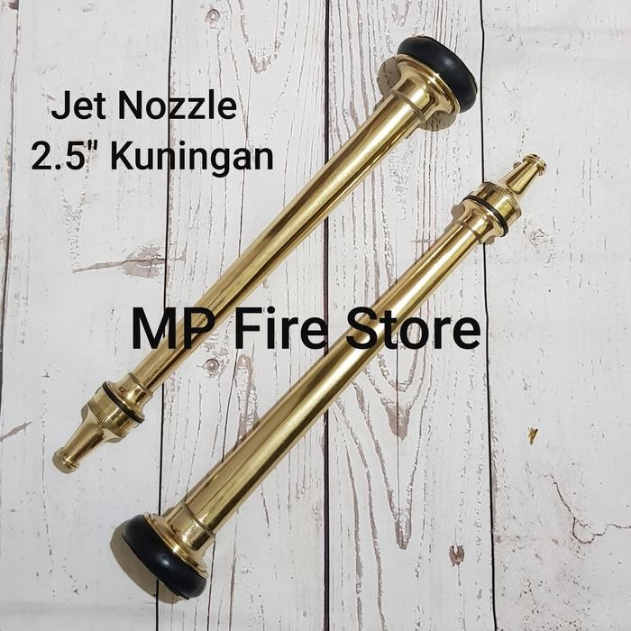 JTTOP" JET FIRE NOZZLE NUZZLE BRASS FIRE EXTENSIONUISHER 2.5 นิ้ว