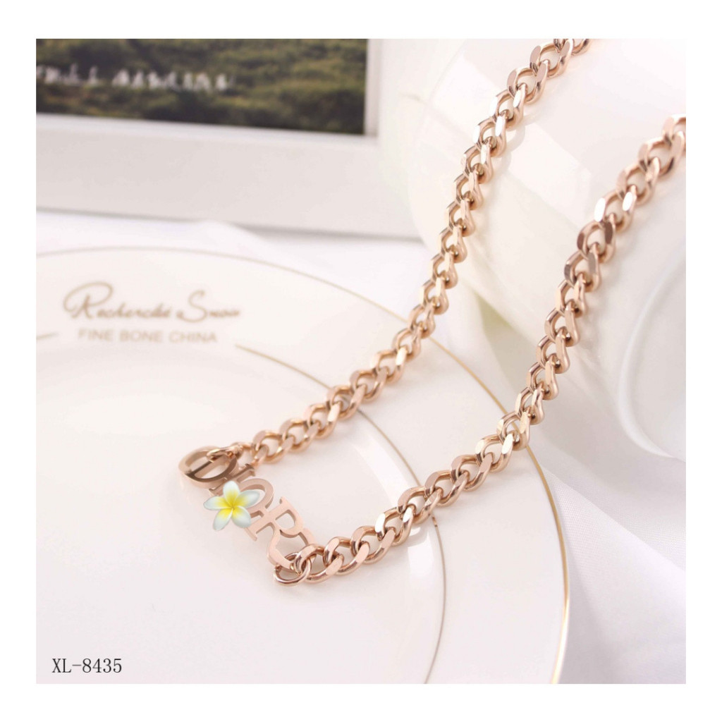 สร้อยคอไทเทเนียม แฟชั่น เครื่องประดับ 7811/7812/7813/8435