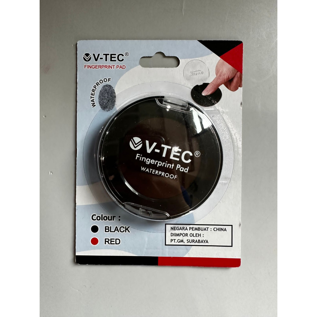 V-tec FINGERPRINT STAMP V Tec / VTEC STAMP NOTARY V TEC +LT3