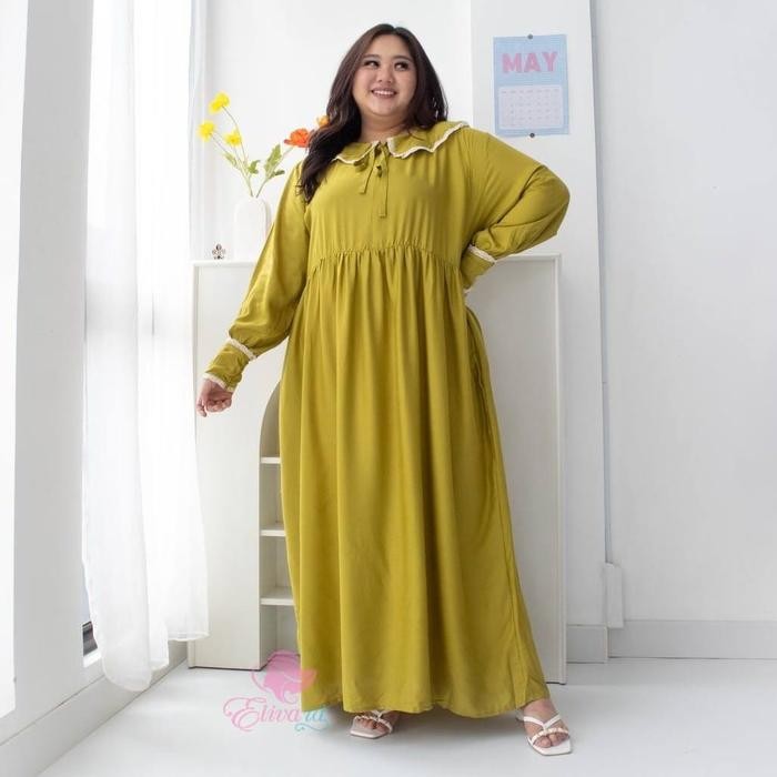 Mosya- jumbo Lilya ลูกไม้ gamis ld 120 และ 130 ซม