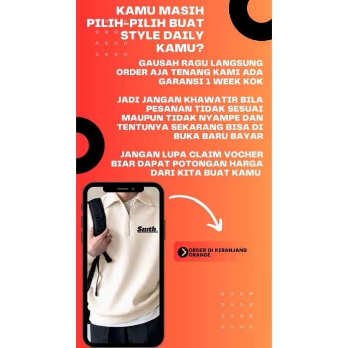 RUGBY BASIC PLAIN SWETER BASIC SWETER ZIPPER COLLAR MENS WOMENS SWETER