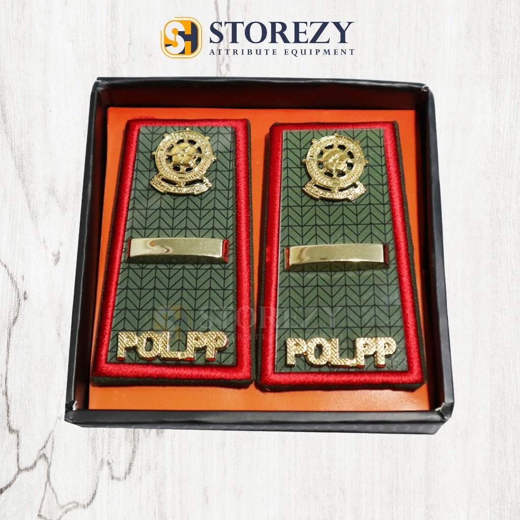 MERAH RANK PDH EMBROIDERED SAPOL PP GROUP 3A POL PP MIKA ACRYLIC LIST สีแดงล่าสุด