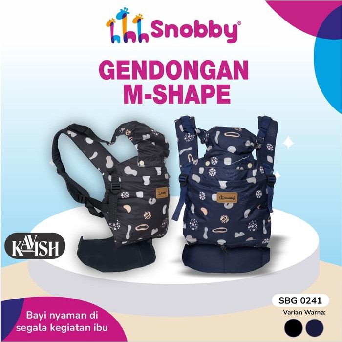 Snobby Baby Carrier Backpack M-Shape Athaya / Emily / Owl / Kavish / Heyvan Series - Sbg 7741 7841
