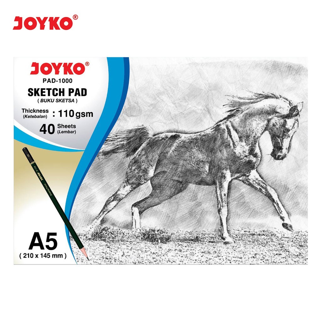 JOYKO DRAWING BOOK SKETCH PAD A5 / DRAWING BOOK & SKETCH PAD-1000 - RAJA BIGBOX