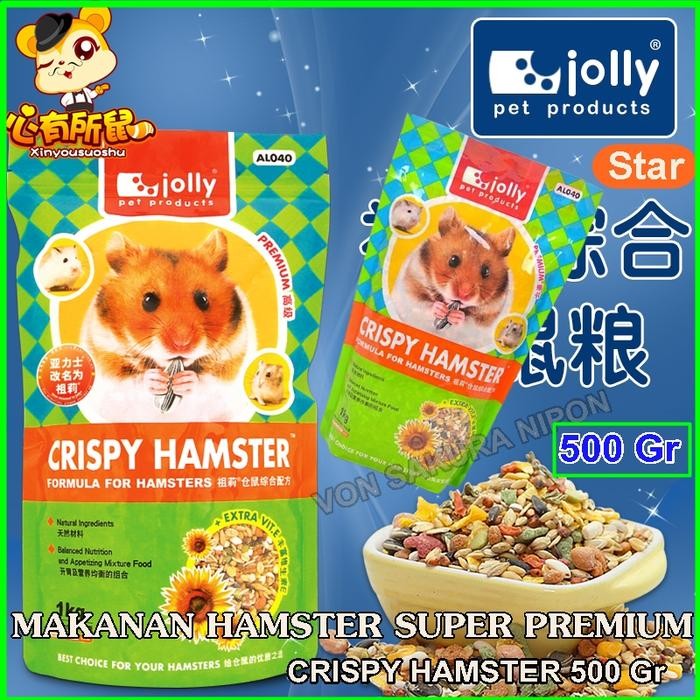 Snouty- HAMSTER FOOD JOLLY CRISPY HAMSTER 500 ALEX SEEDS HAMSTER FOOD