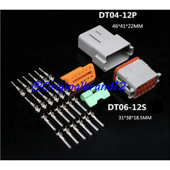 ORIGINAL Socket 12 pin Deutsch connector 12 ชุด Deutsch
