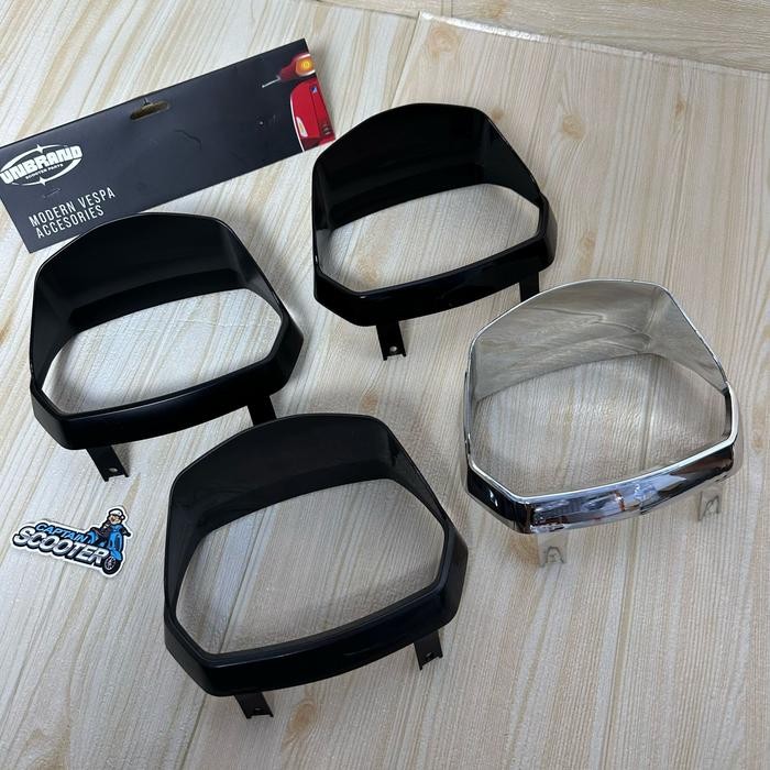Smart.store3 List Headlamp Petlamp Chrome - สีดํา - Unpaint Unbrand Vespa Sprint