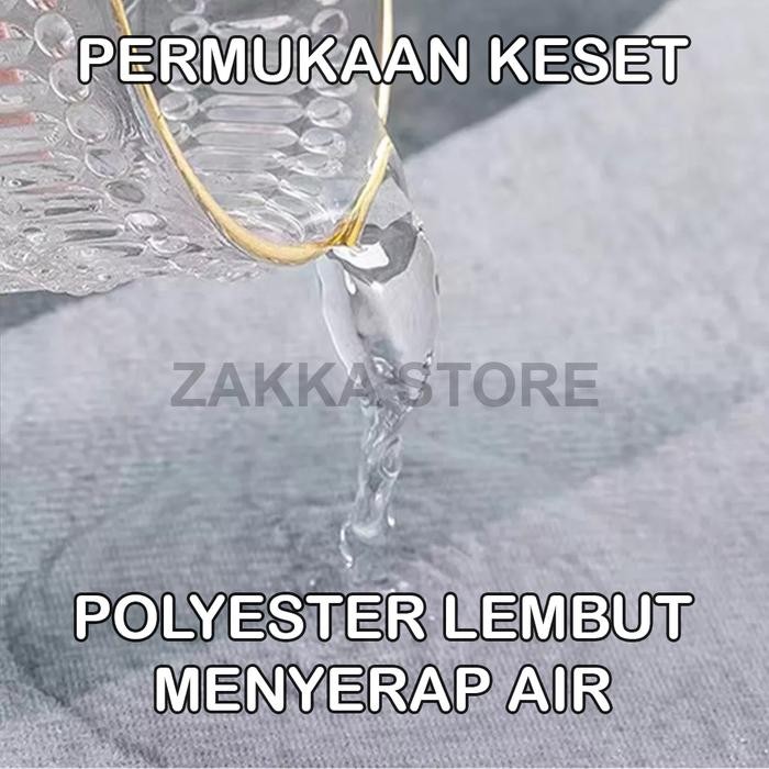 Premium 2-in-1 Tpr Kitchen Mat with Cute Motif - Large 120X40Cm & Small 60X40Cm รหัส 609